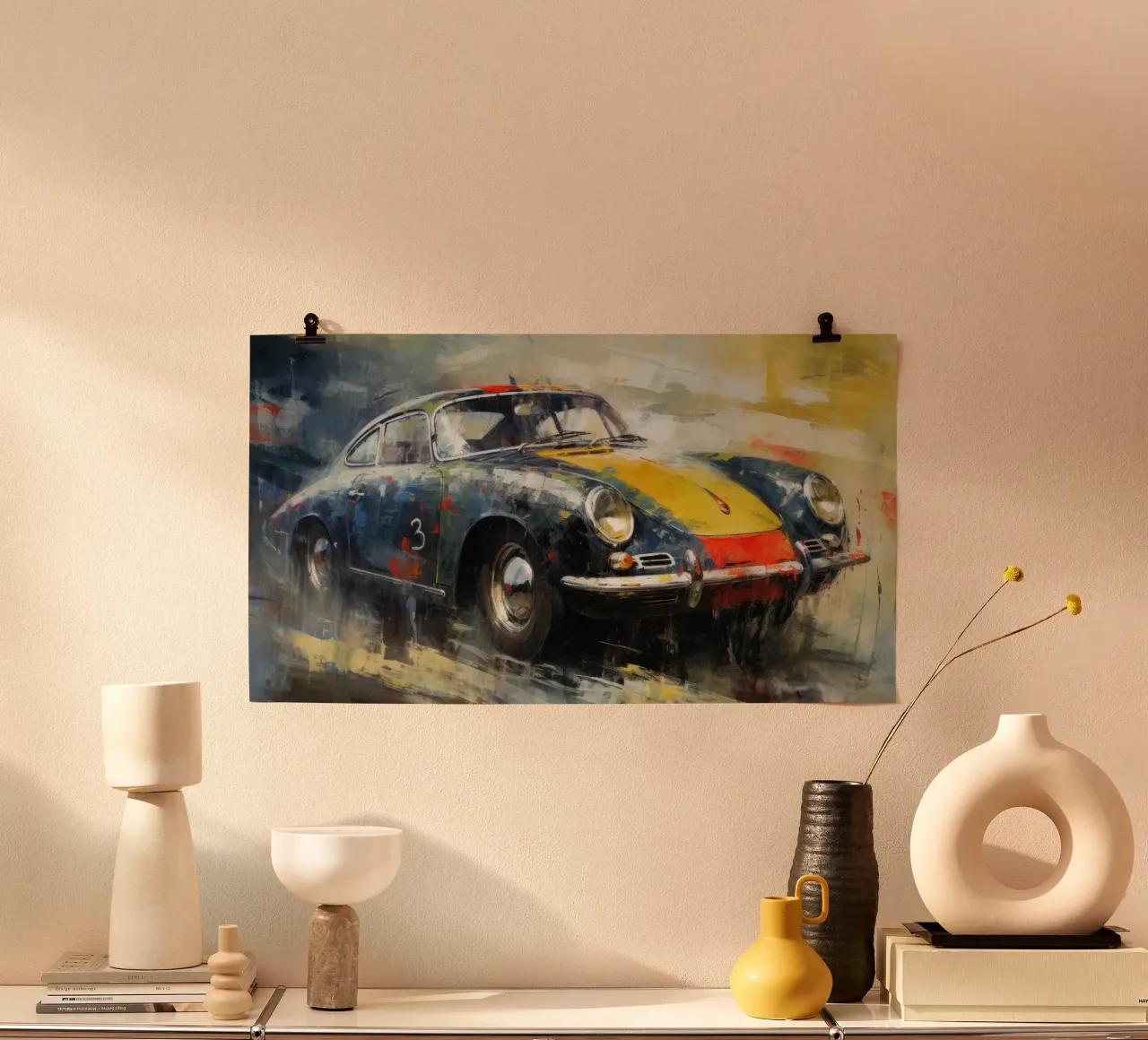 Arte da parete di Imagine poster con telaio in alluminio da Imagine