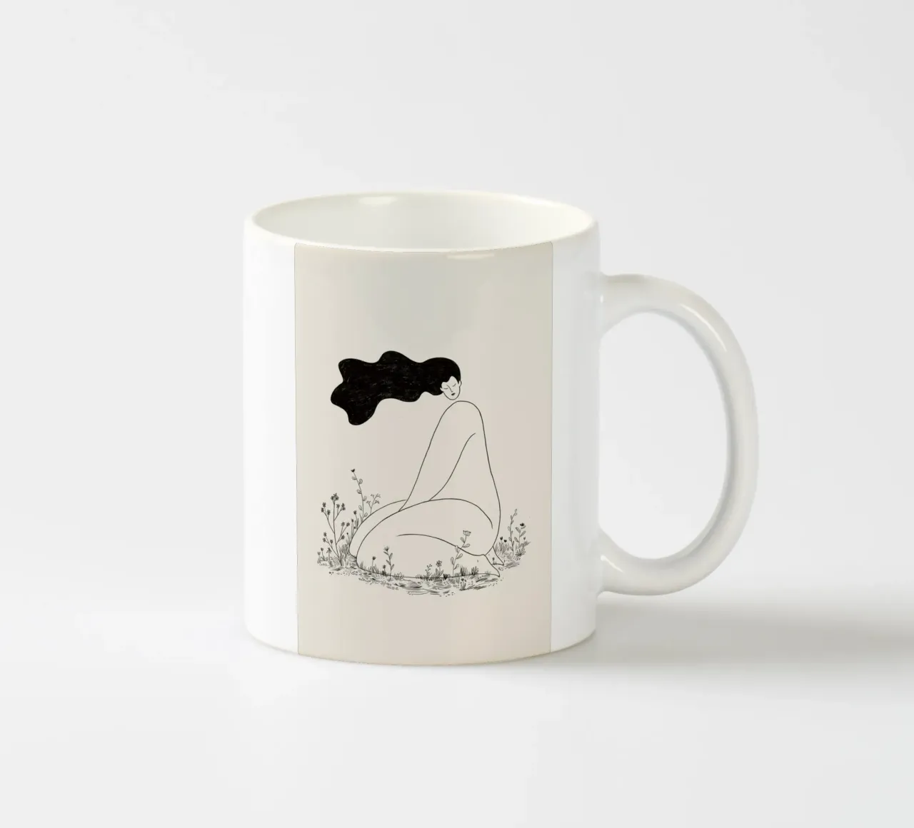 At One with Nature tazza in ceramica da Graphite