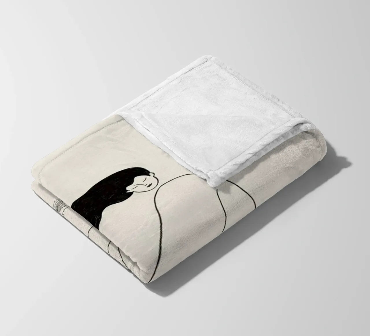 At One with Nature coperta in pile da Graphite