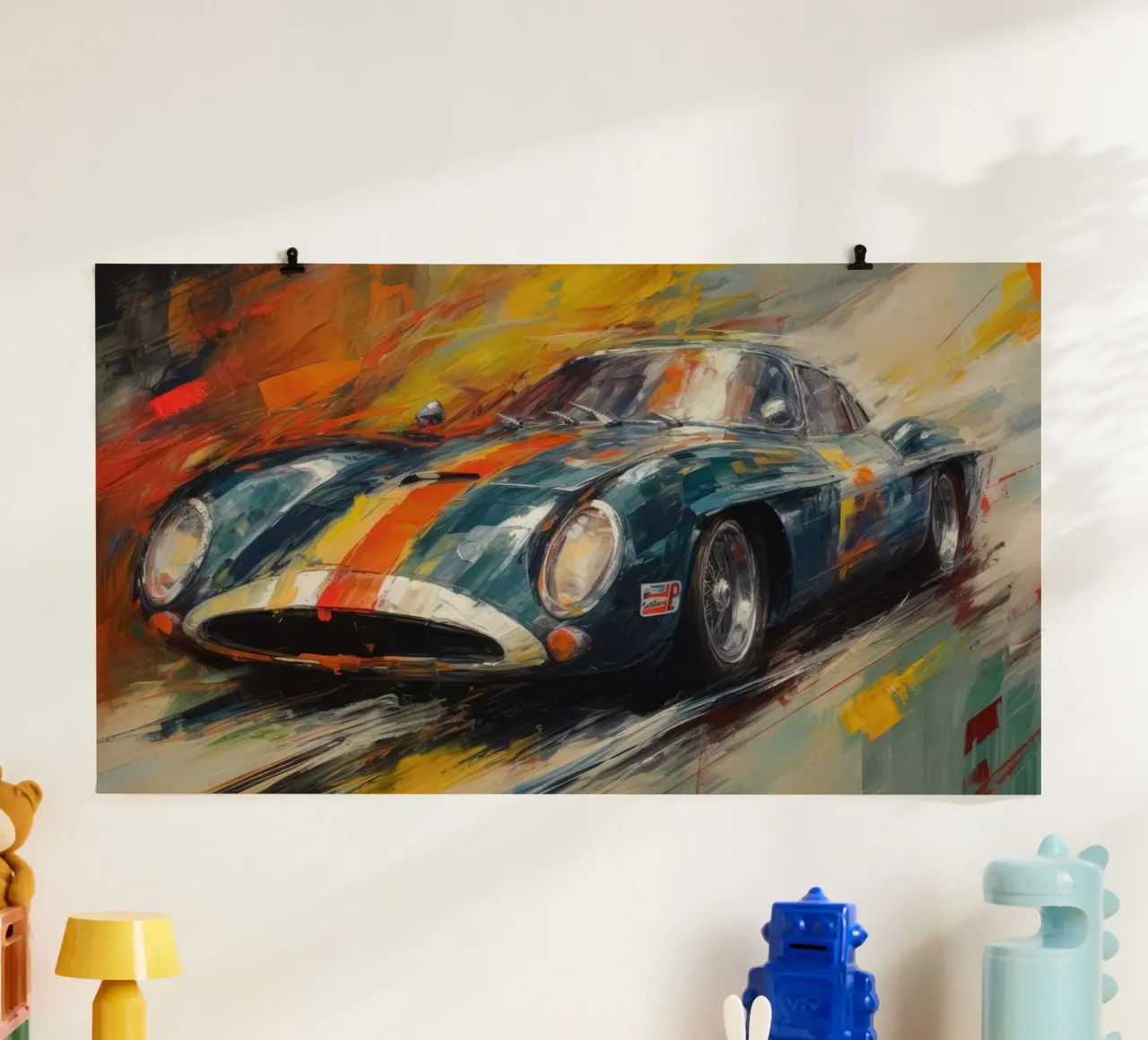 Arte da parete di Imagine poster con telaio in alluminio da Imagine