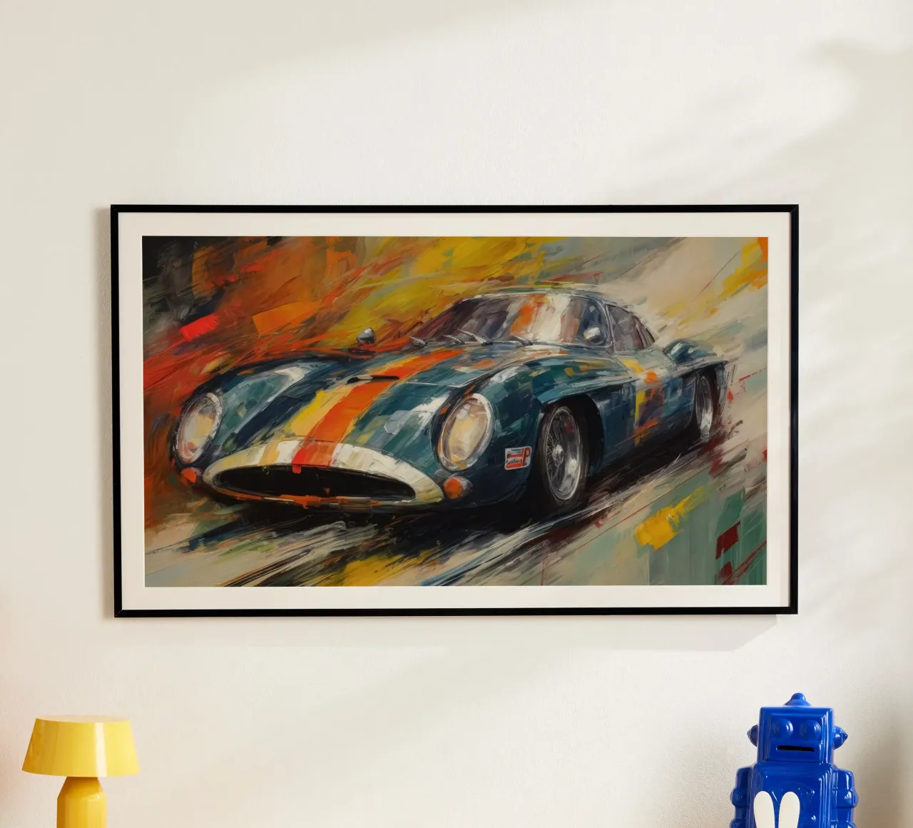 Arte da parete di Imagine poster con telaio in alluminio da Imagine