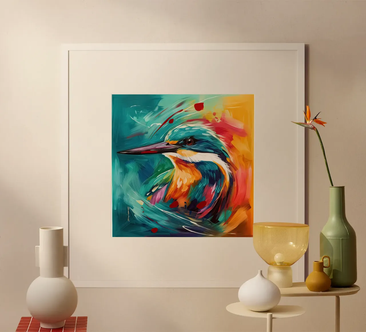Arte da parete di Imagine poster con telaio in alluminio da Imagine