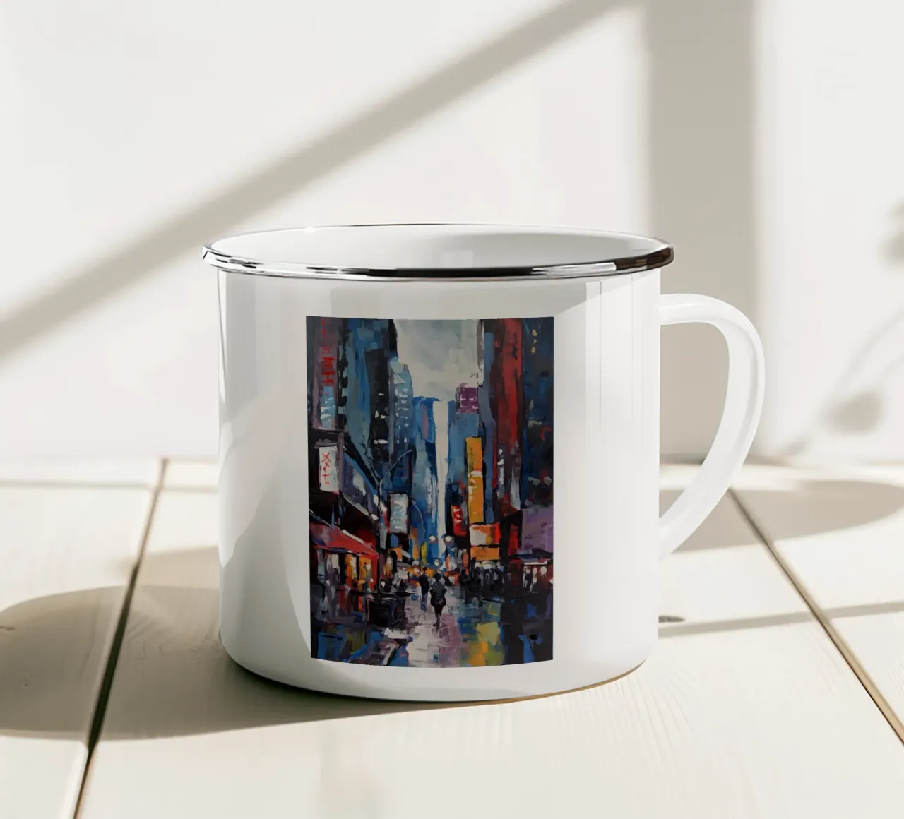 Arte da parete di Imagine tazza in smalto da Imagine