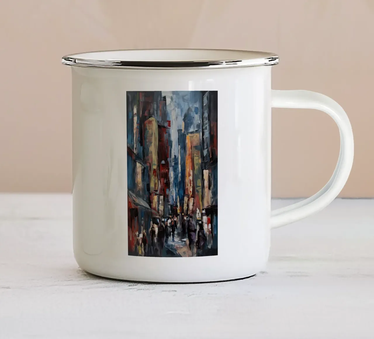 Arte da parete di Imagine tazza in smalto da Imagine