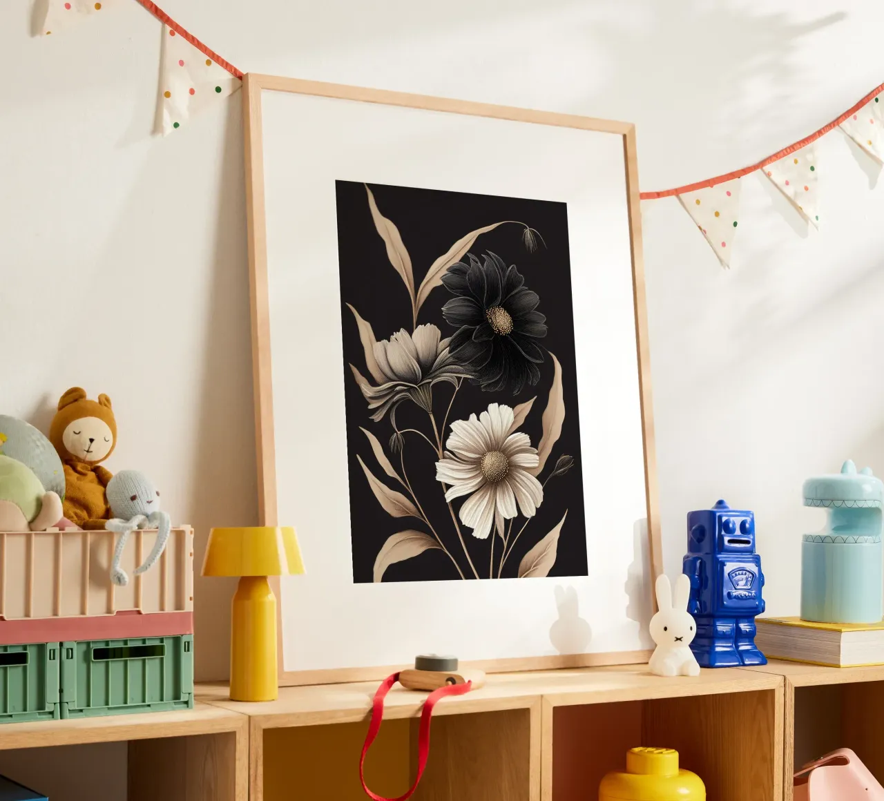 Arte da parete di Imagine poster con telaio in legno da Imagine