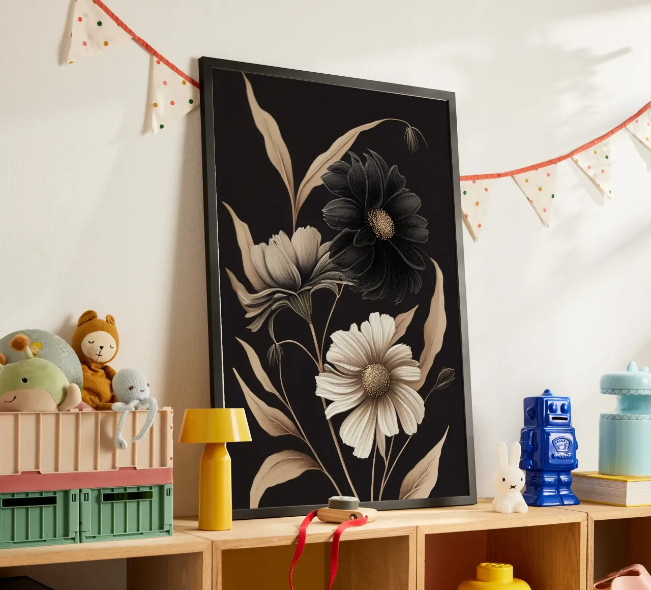 Arte da parete di Imagine poster con telaio in legno da Imagine