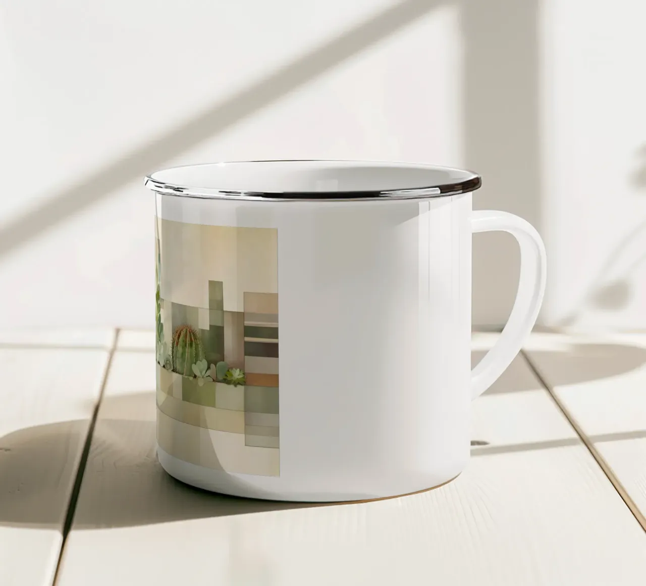 Arte da parete di Imagine tazza in smalto da Imagine