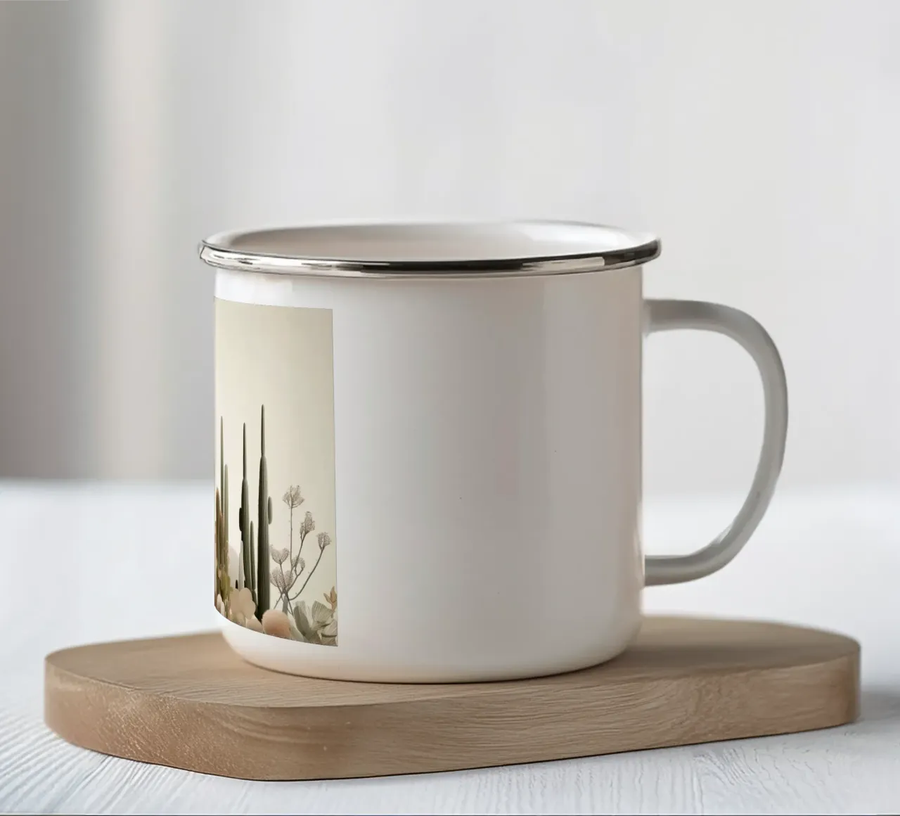 Arte da parete di Imagine tazza in smalto da Imagine