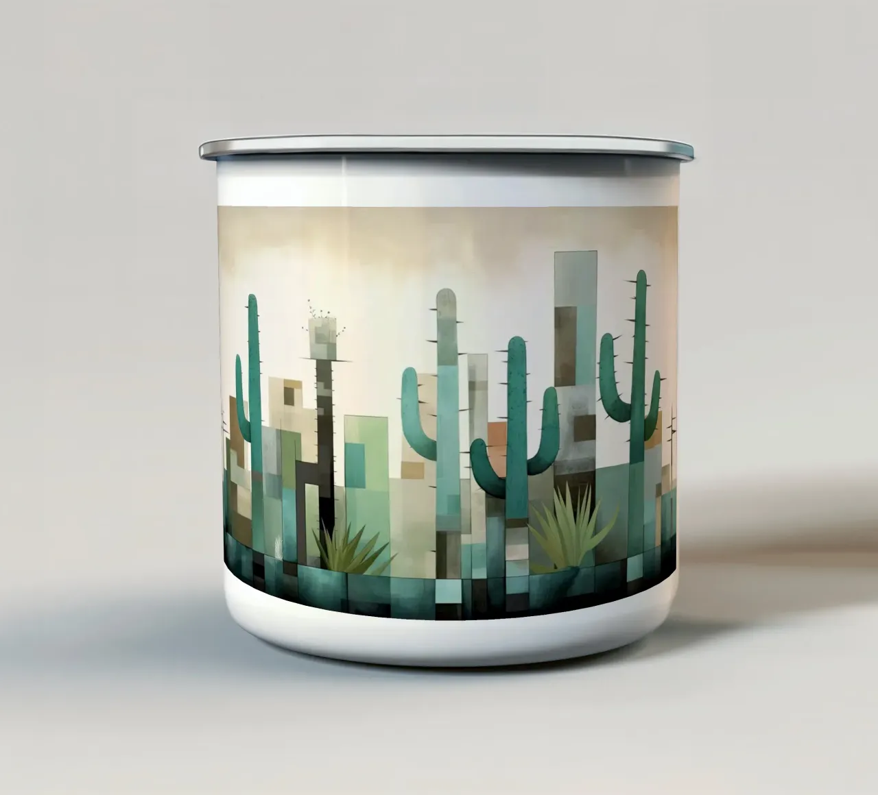 Arte da parete di Imagine tazza in smalto da Imagine