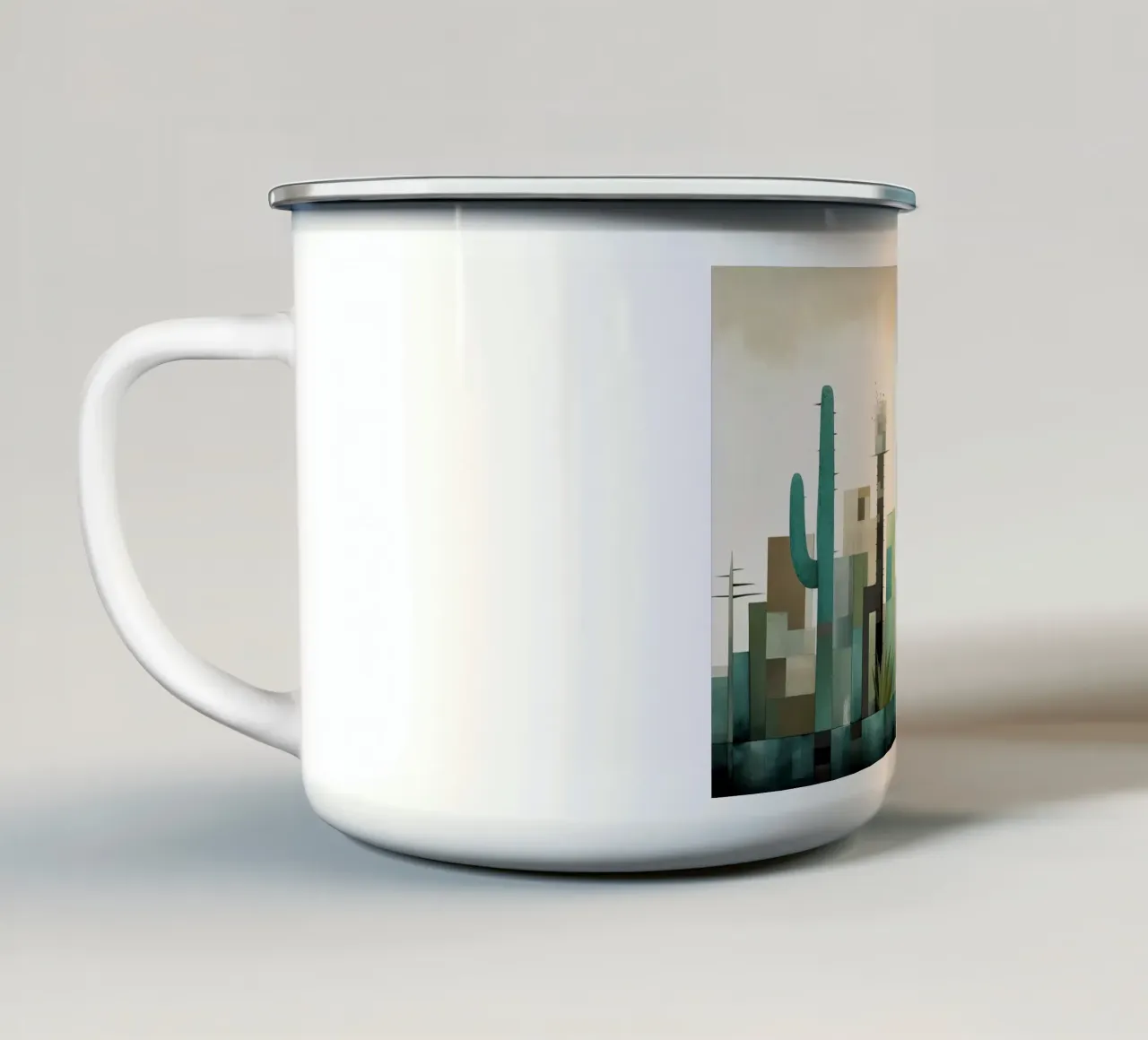 Arte da parete di Imagine tazza in smalto da Imagine