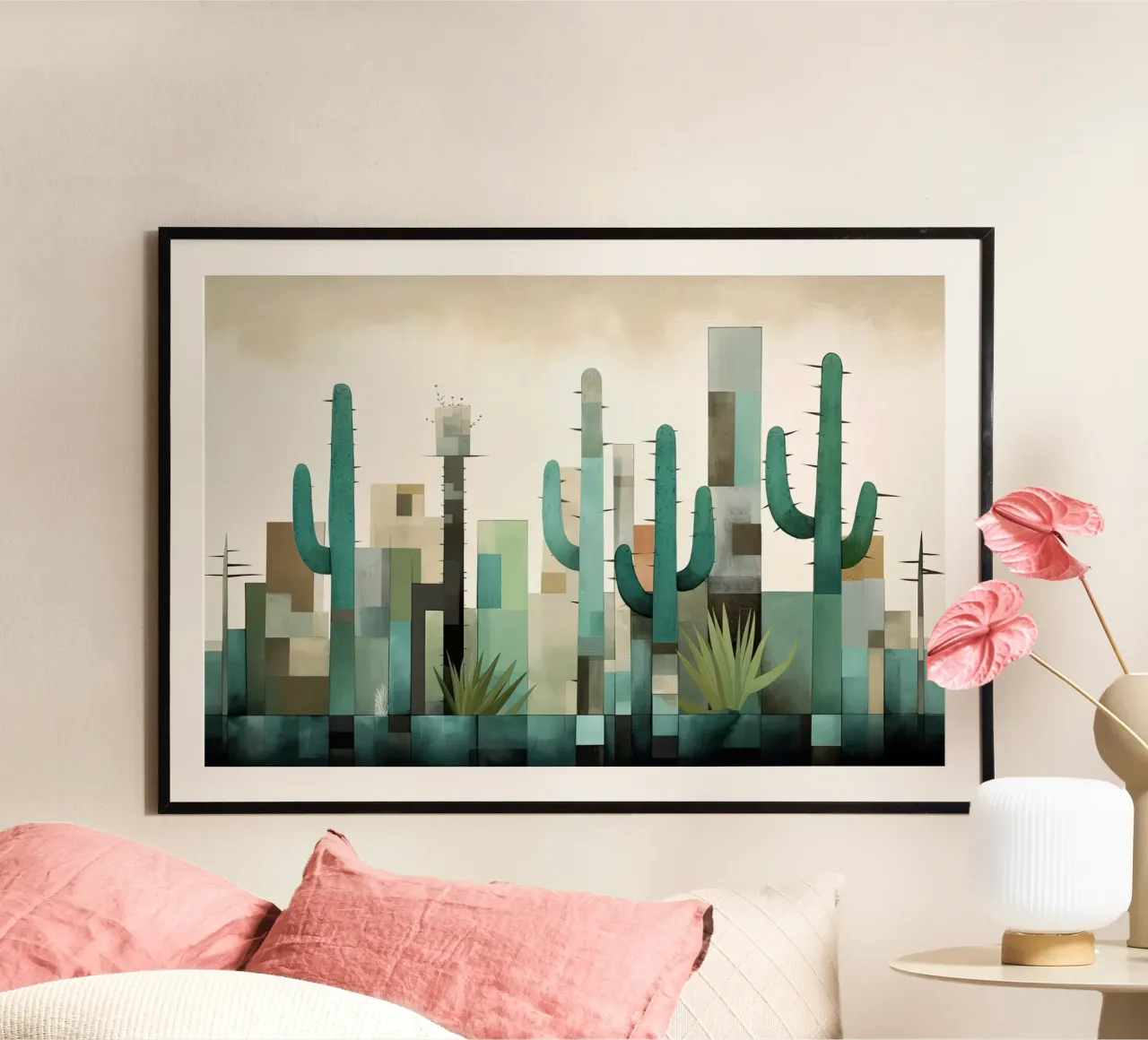 Arte da parete di Imagine poster con telaio in alluminio da Imagine