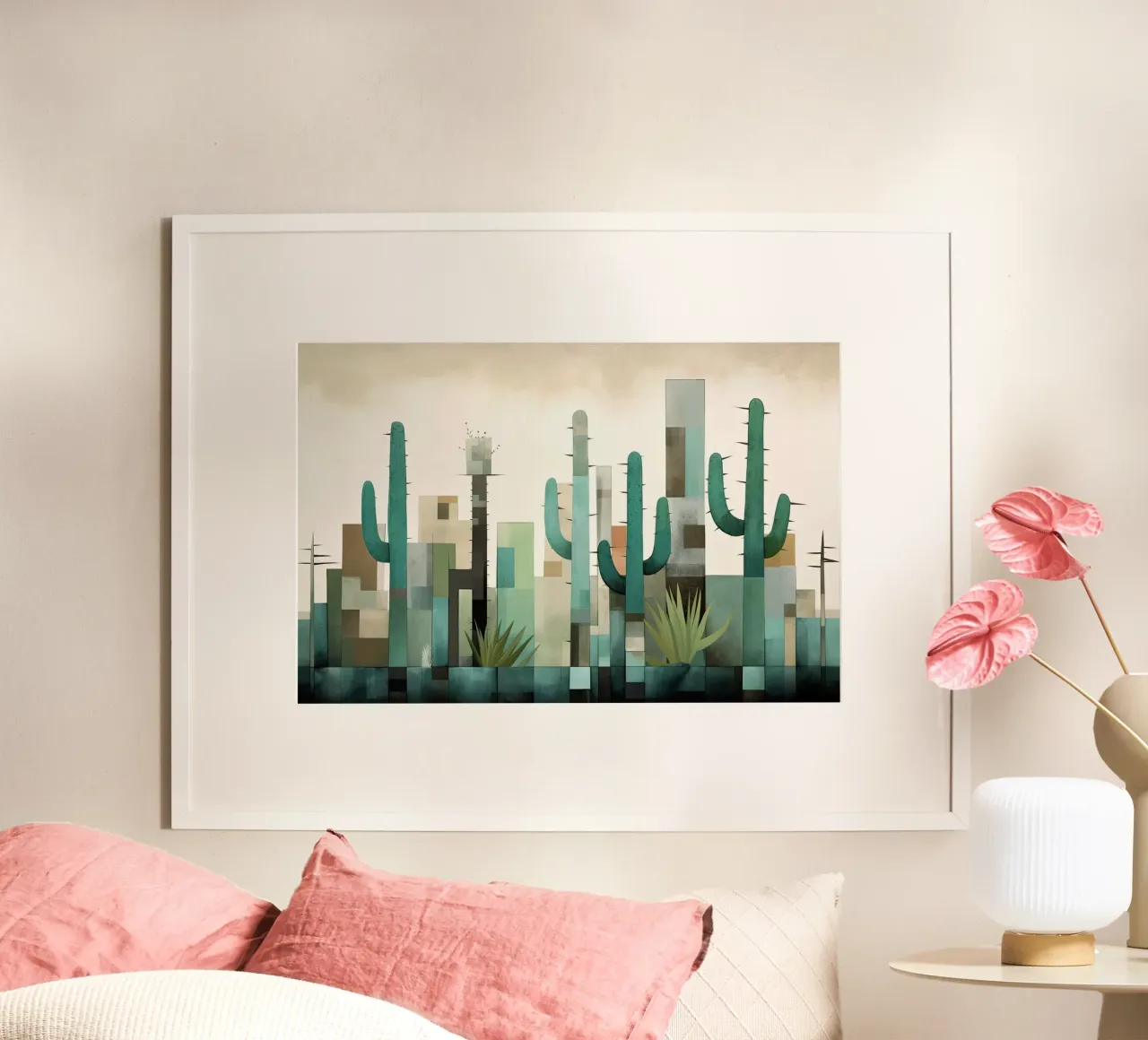 Arte da parete di Imagine poster con telaio in alluminio da Imagine