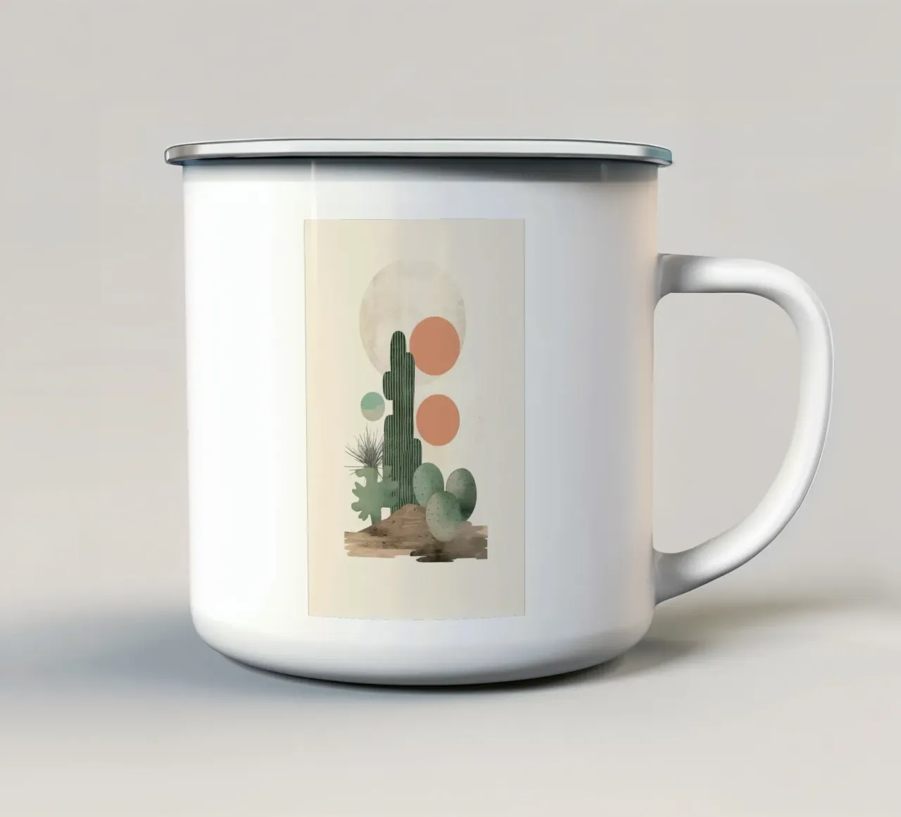 Arte da parete di Imagine tazza in smalto da Imagine
