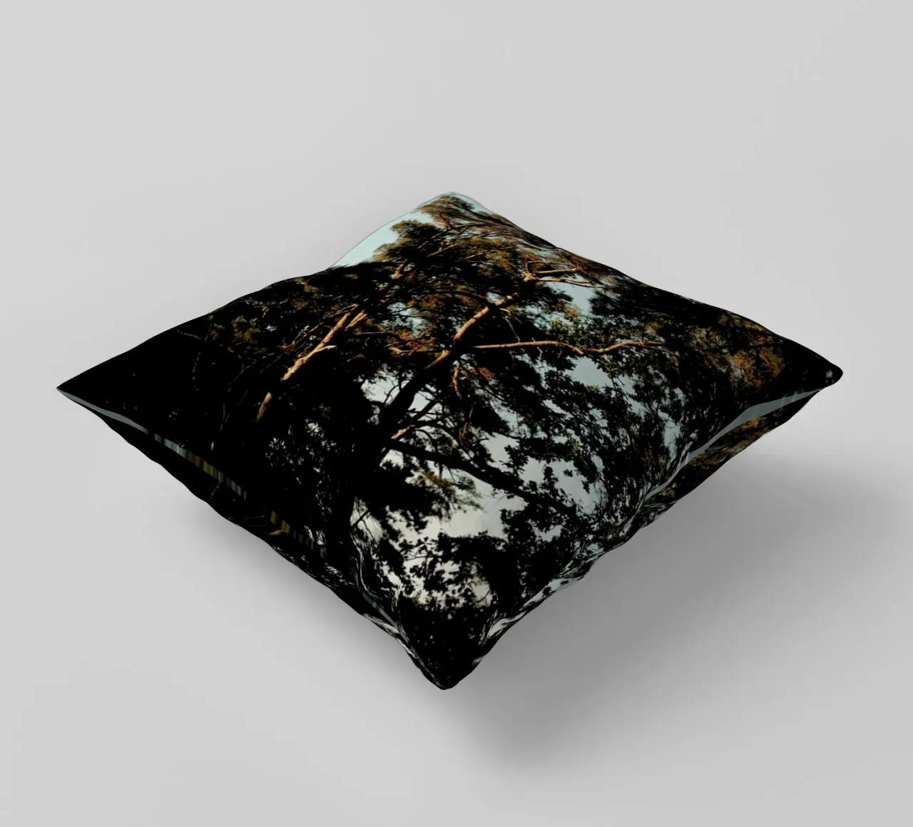 Trees And Warm Light cuscino da Sebastian Hilgetag