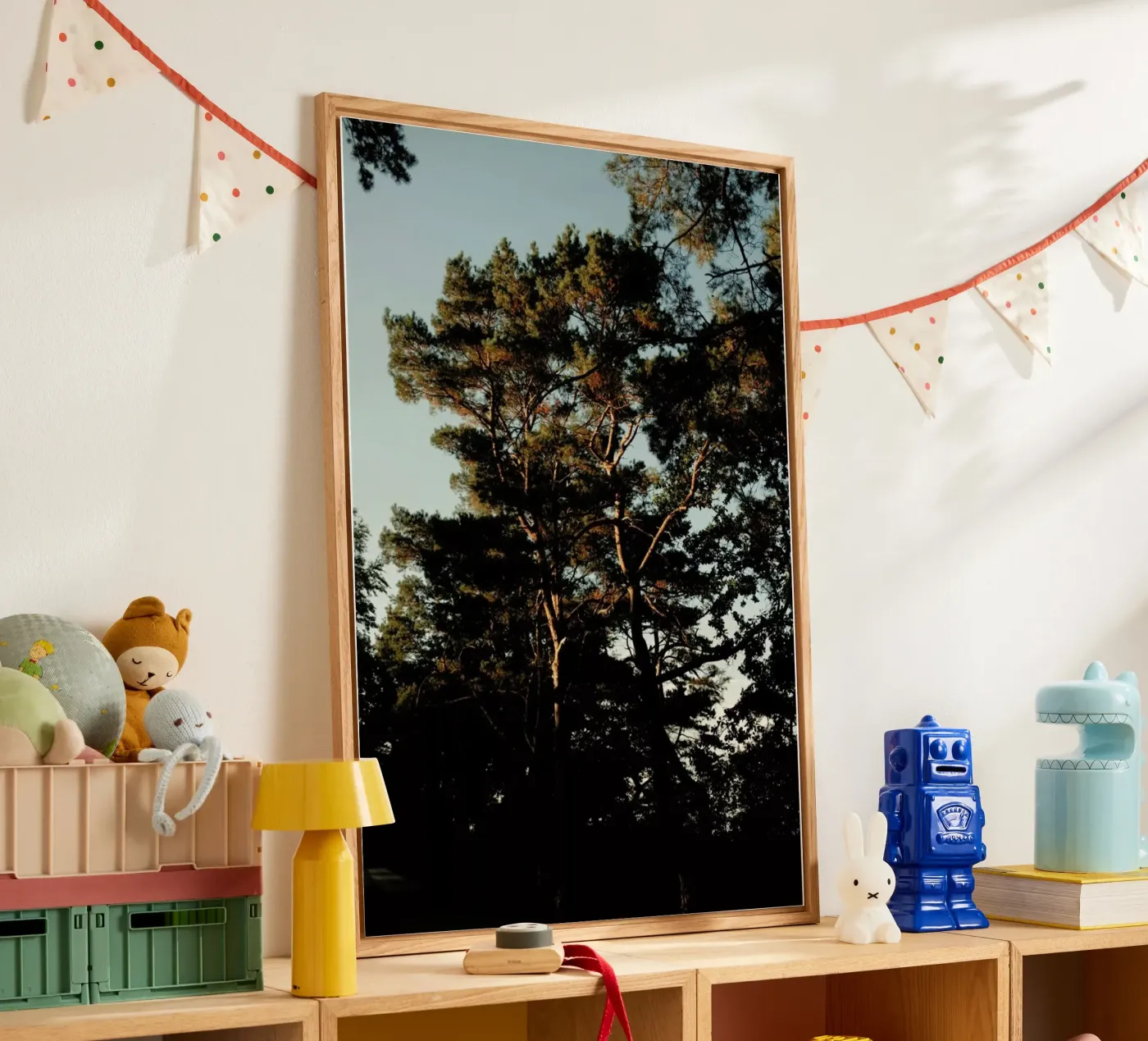 Trees And Warm Light plexiglass da Sebastian Hilgetag