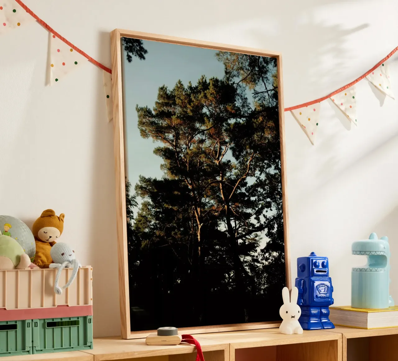 Trees And Warm Light tela da Sebastian Hilgetag