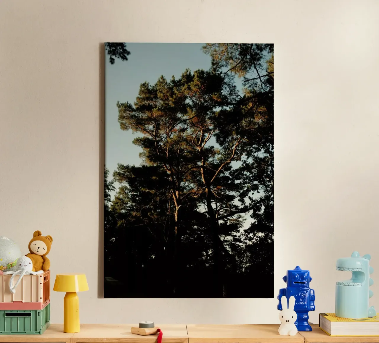 Trees And Warm Light tela da Sebastian Hilgetag