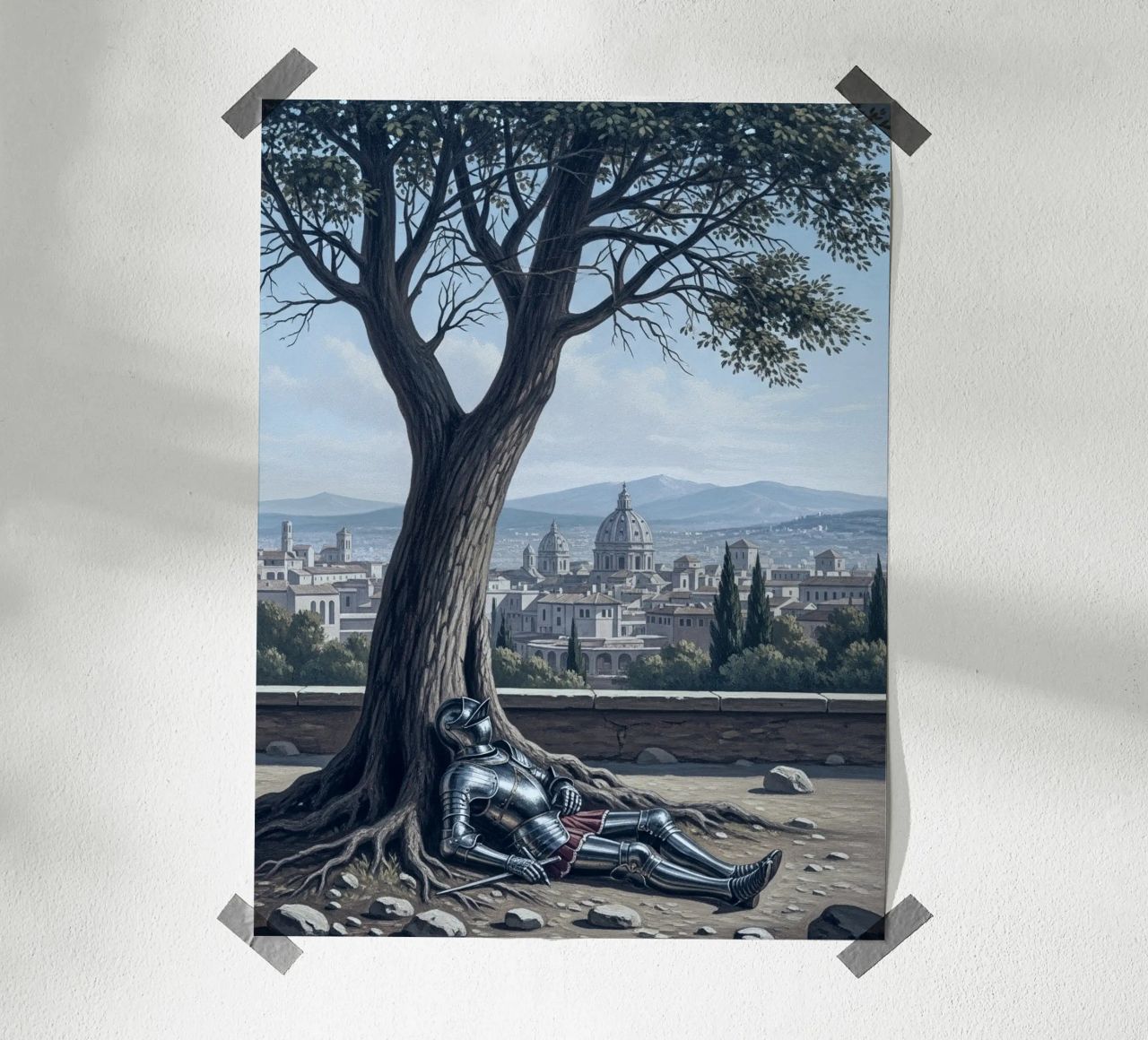 The Resting Knight poster by Sentinal