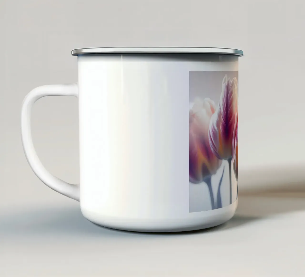 Arte da parete di Imagine tazza in smalto da Imagine