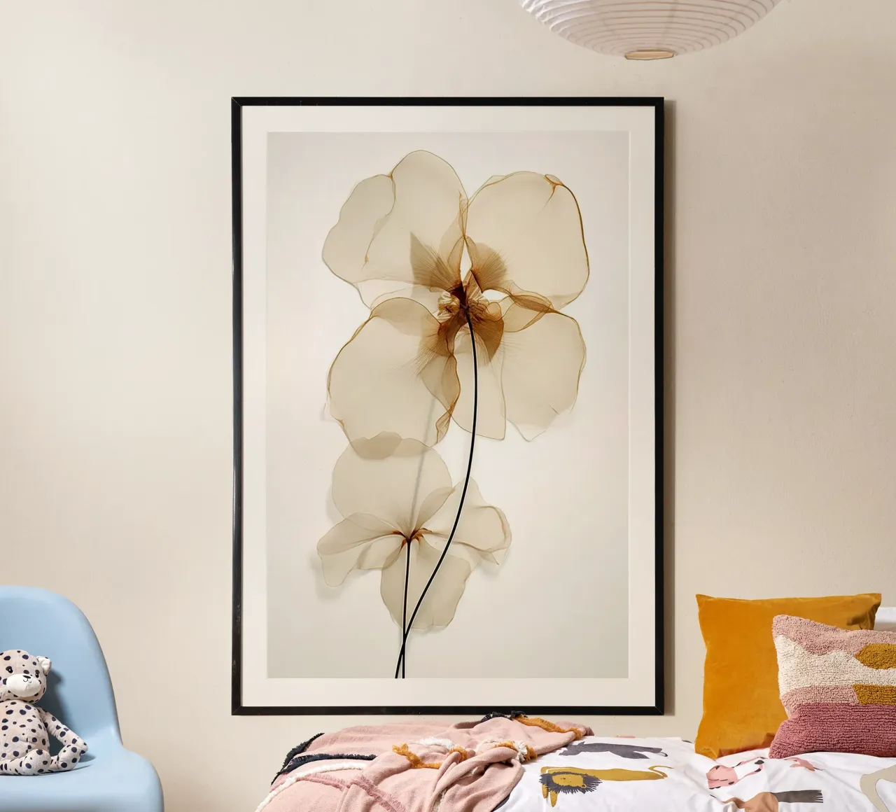 Arte da parete di Imagine poster con telaio in alluminio da Imagine