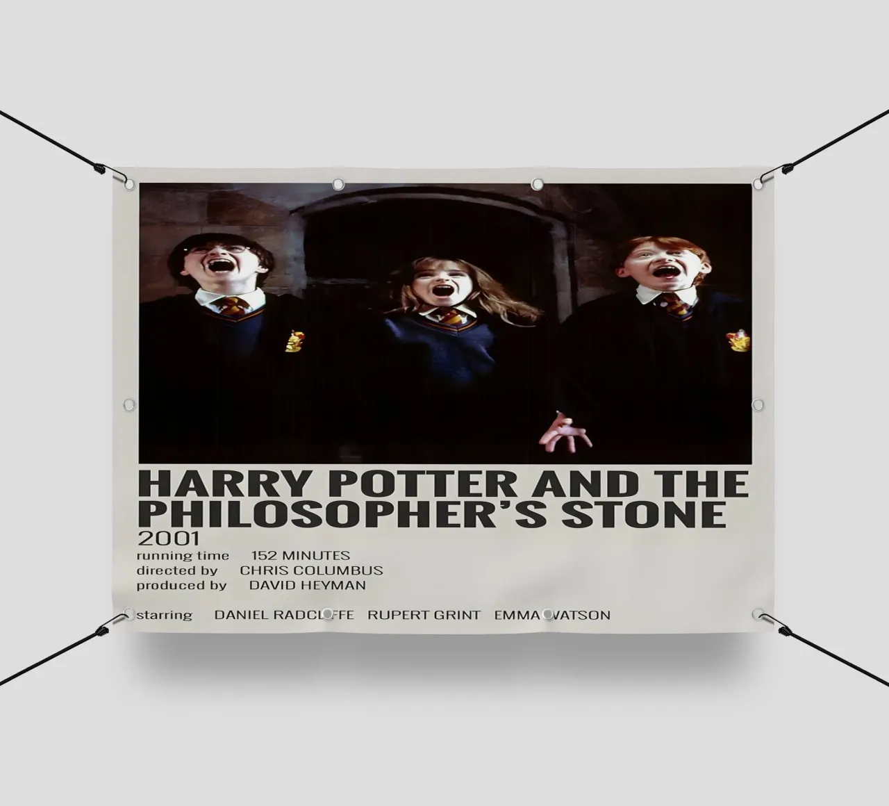 HARRY POTTER AND THE PHILOSOPHER'S STONE 2001 telo in pvc da MVFminimalist