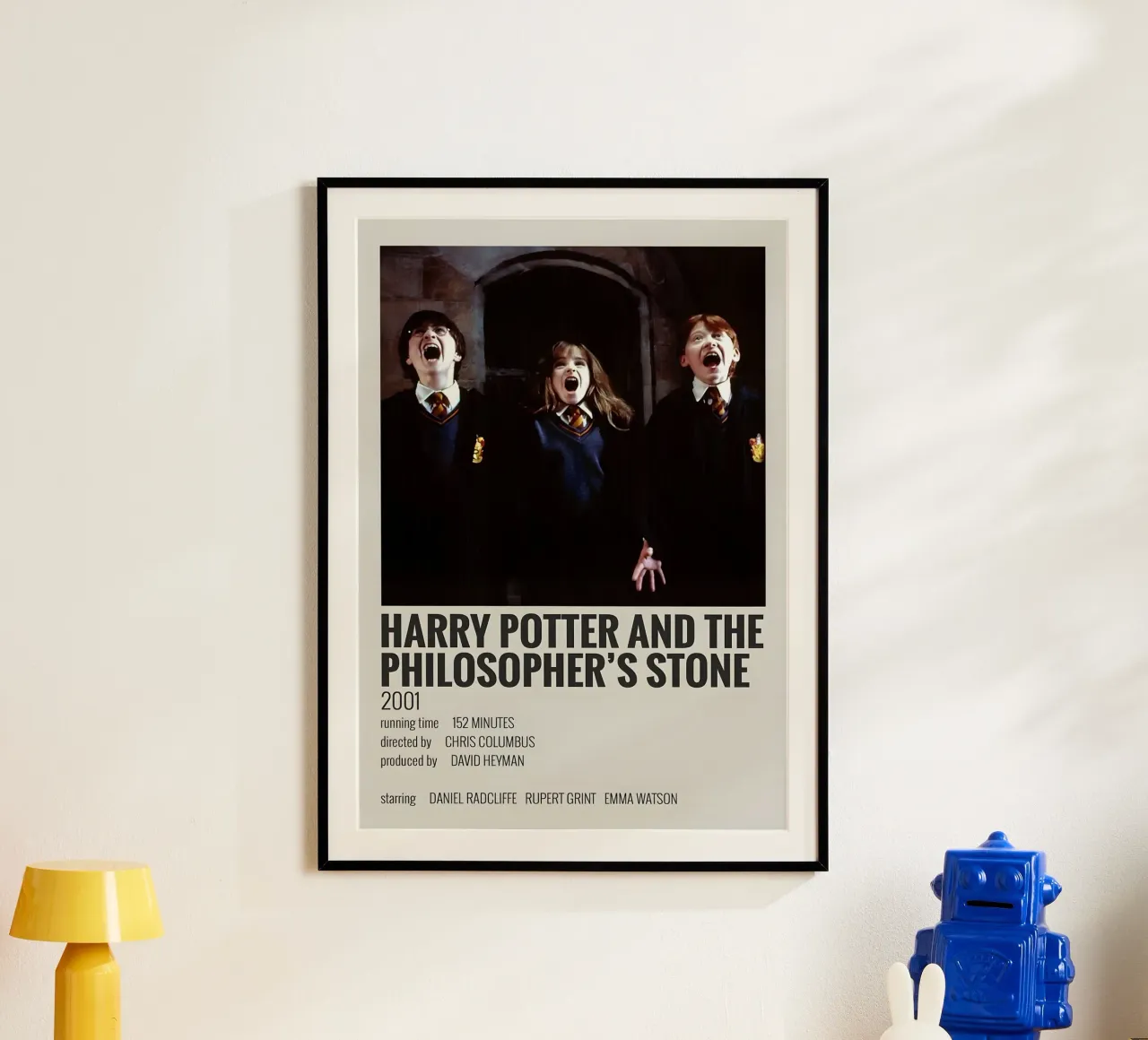 HARRY POTTER AND THE PHILOSOPHER'S STONE 2001 carta hahnemühle da MVFminimalist