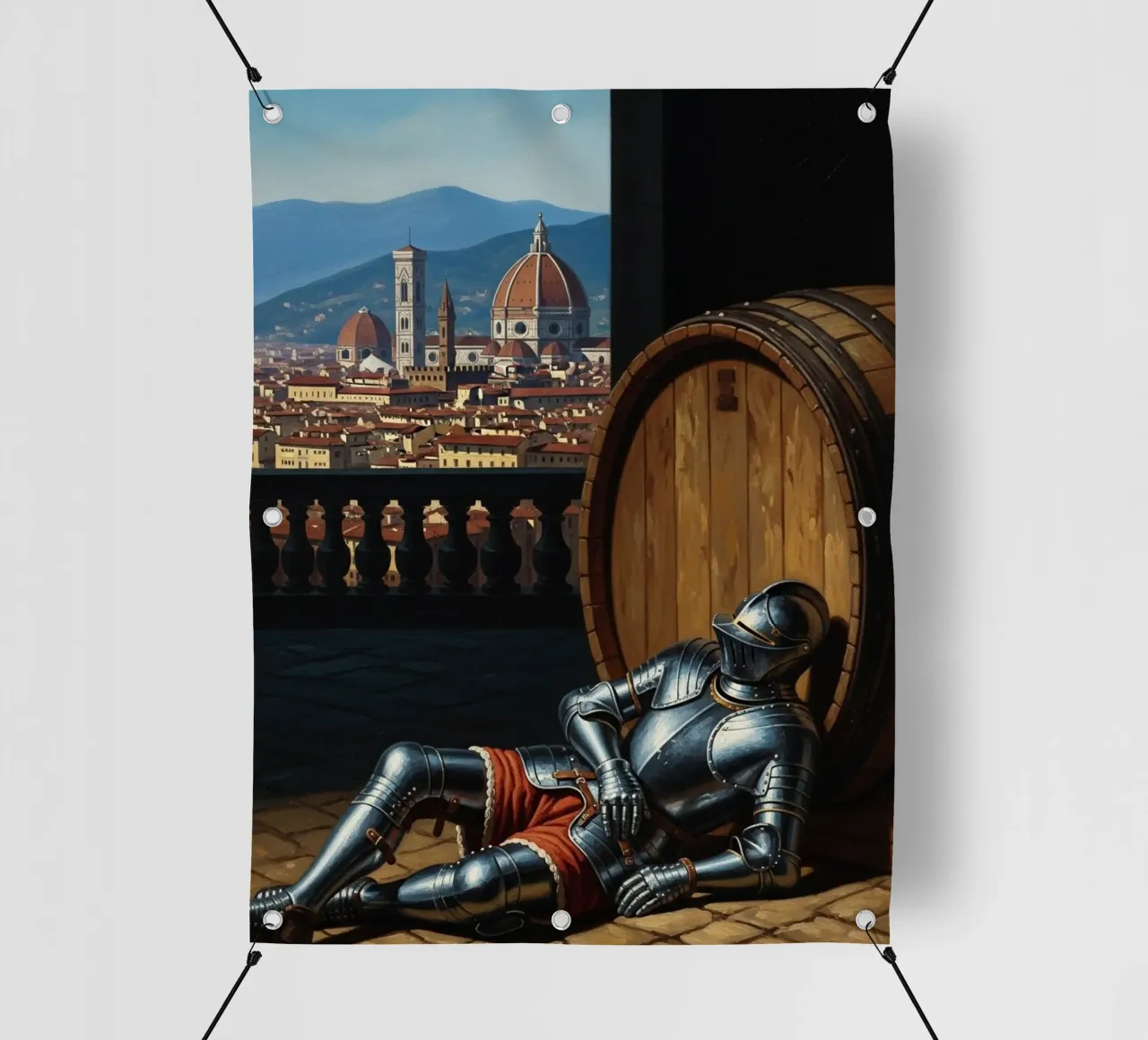 The Knight of Firenze telo in pvc da Sentinal