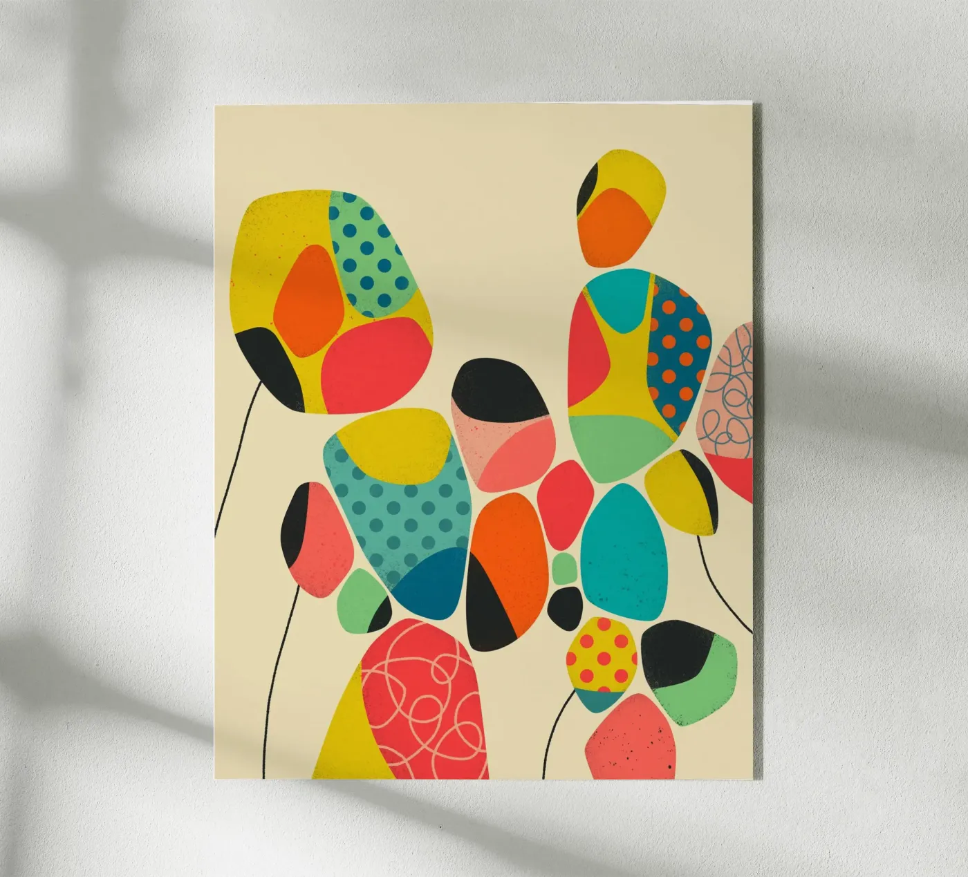 BLOOM (3) Acryl-Glas von Jazzberry Blue