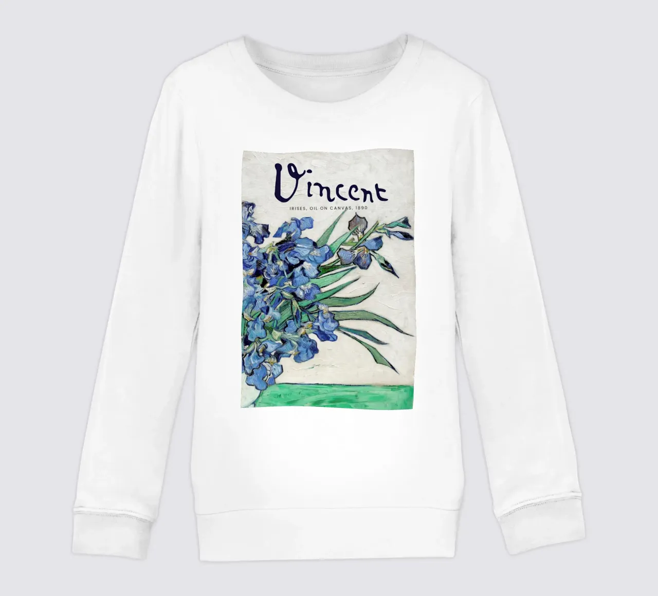 Signed, Vincent – Irises felpa bambino da Vintage by JUNIQE