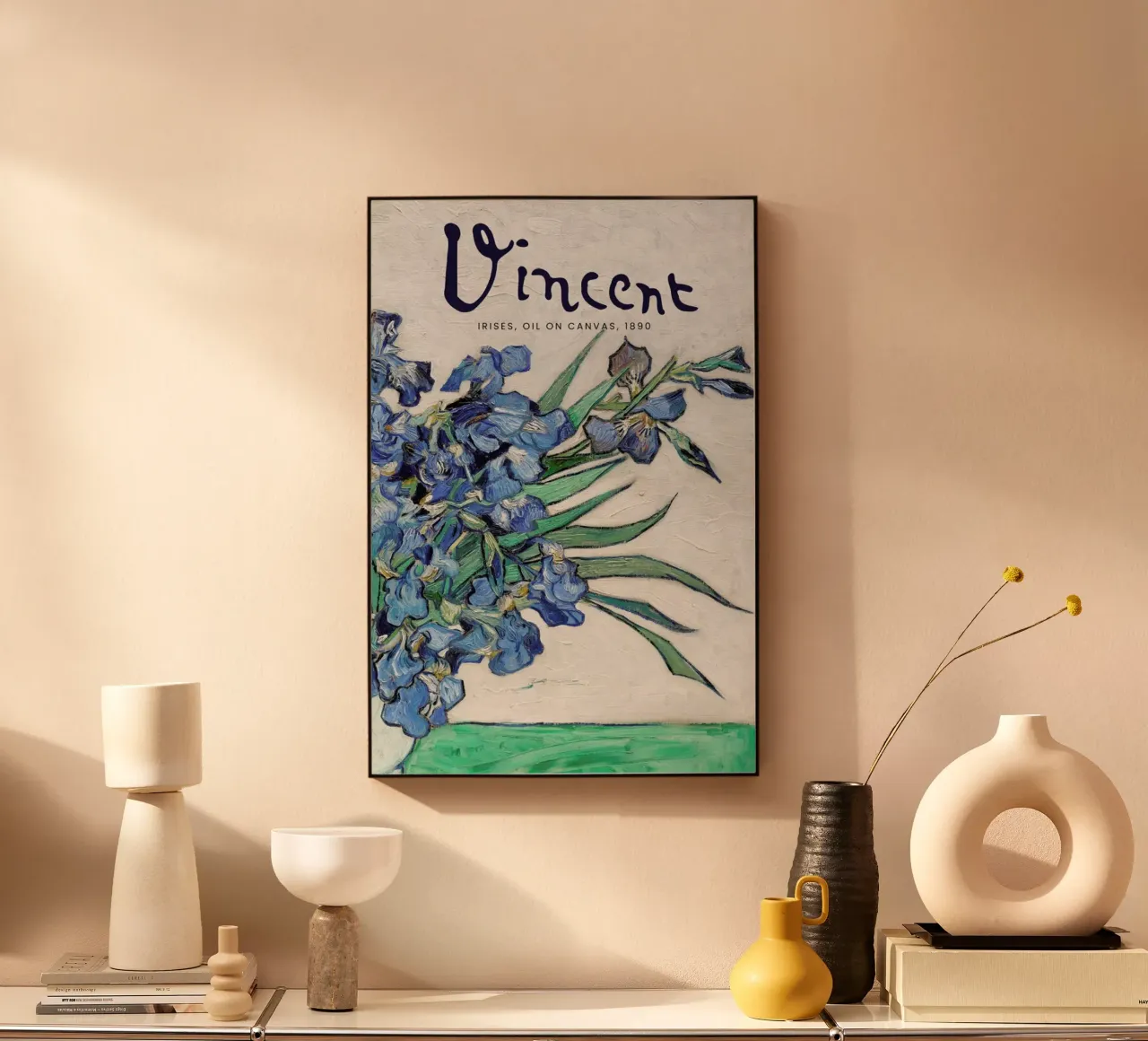 Signed, Vincent – Irises plexiglass da Vintage by JUNIQE