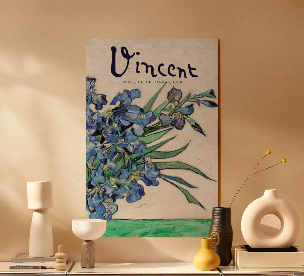 Signed, Vincent – Irises plexiglass da Vintage by JUNIQE