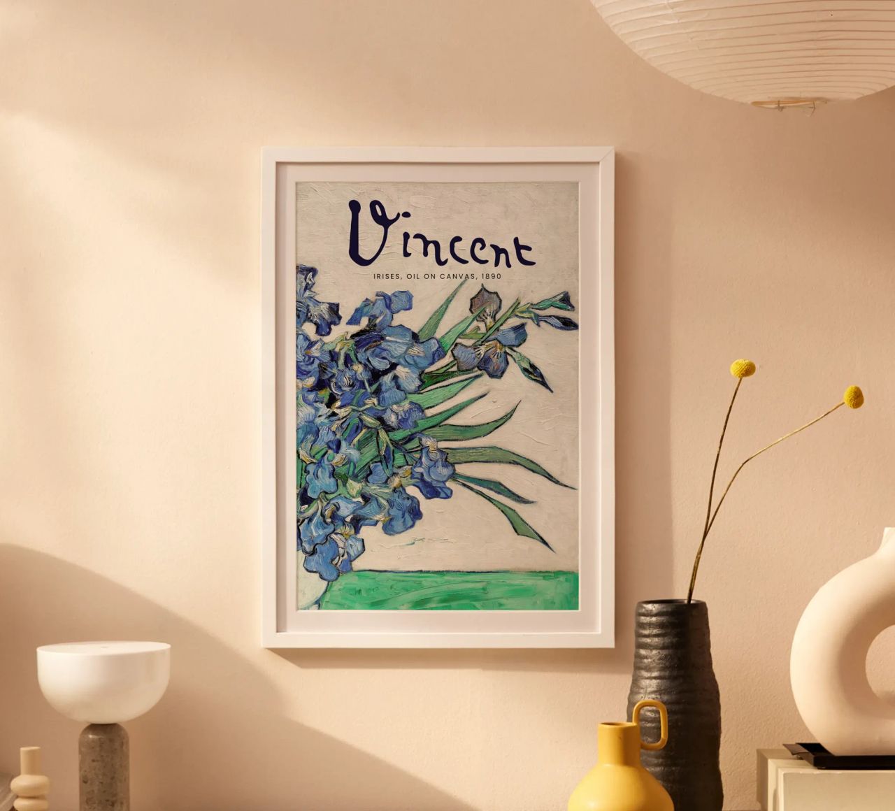 Signed, Vincent – Irises poster by Vintage by JUNIQE