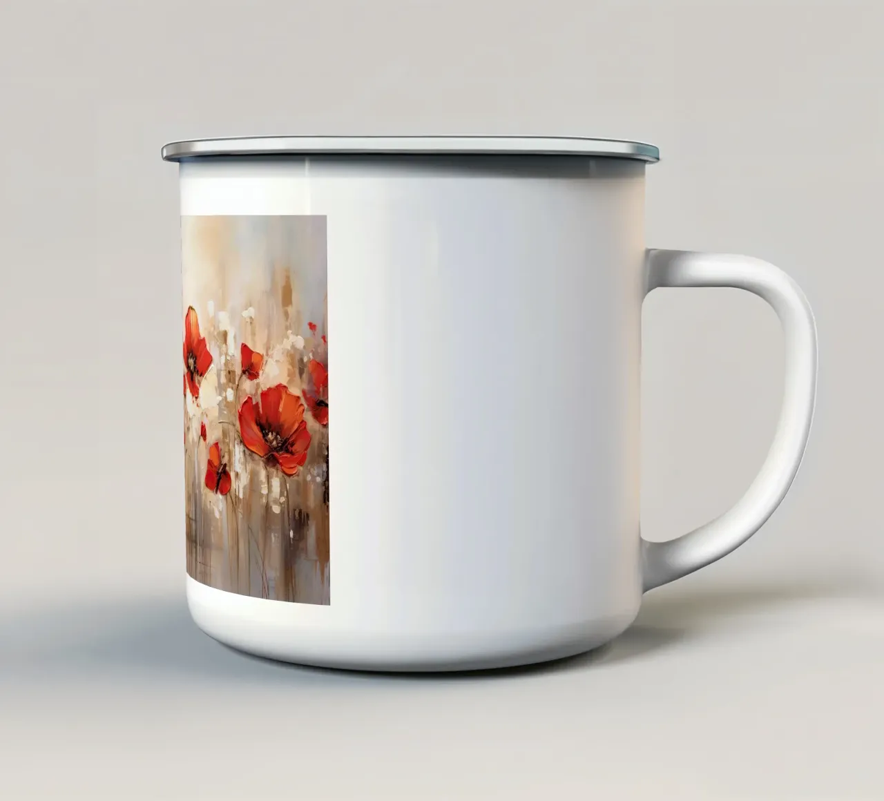 Arte da parete di Imagine tazza in smalto da Imagine