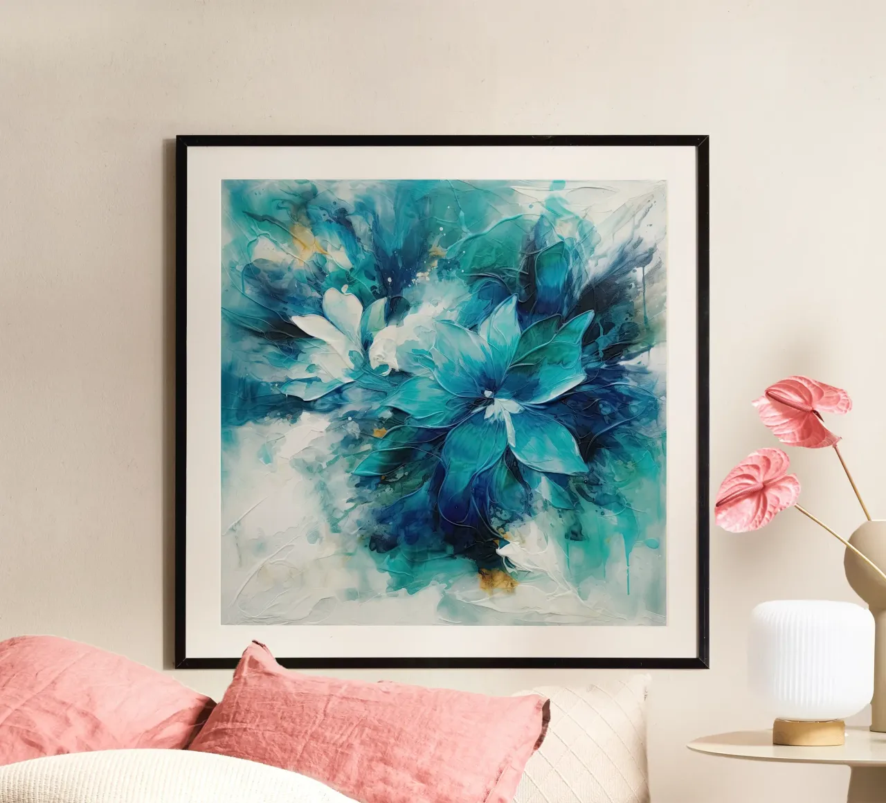 Arte da parete di Imagine poster con telaio in legno da Imagine