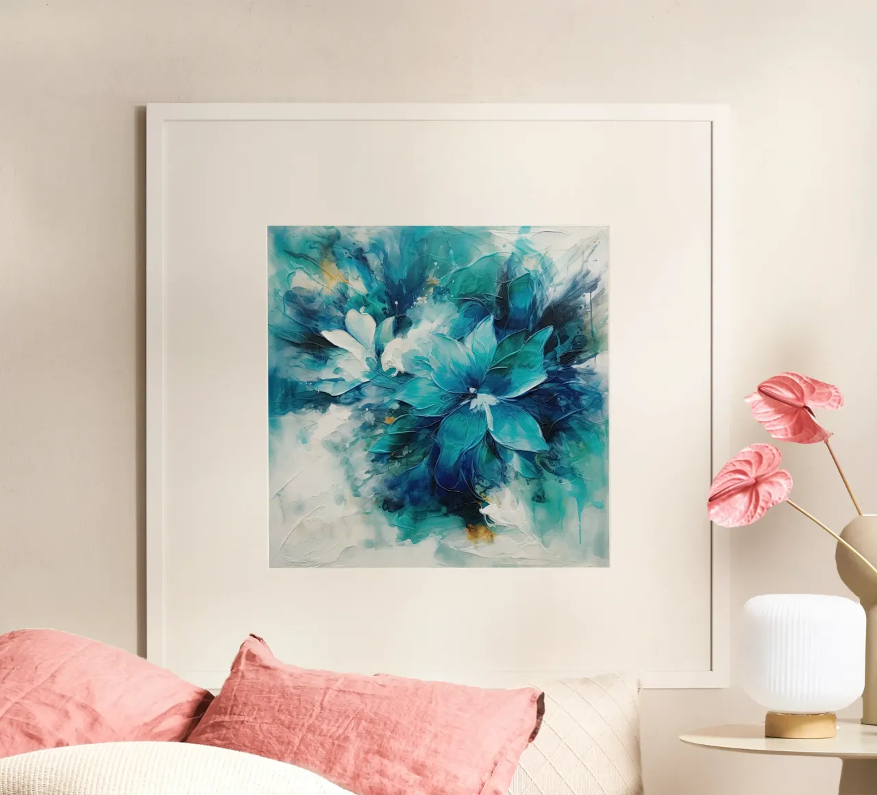 Arte da parete di Imagine poster con telaio in legno da Imagine