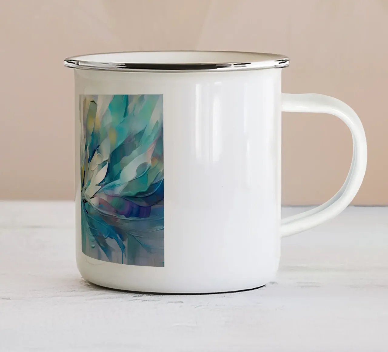 Arte da parete di Imagine tazza in smalto da Imagine