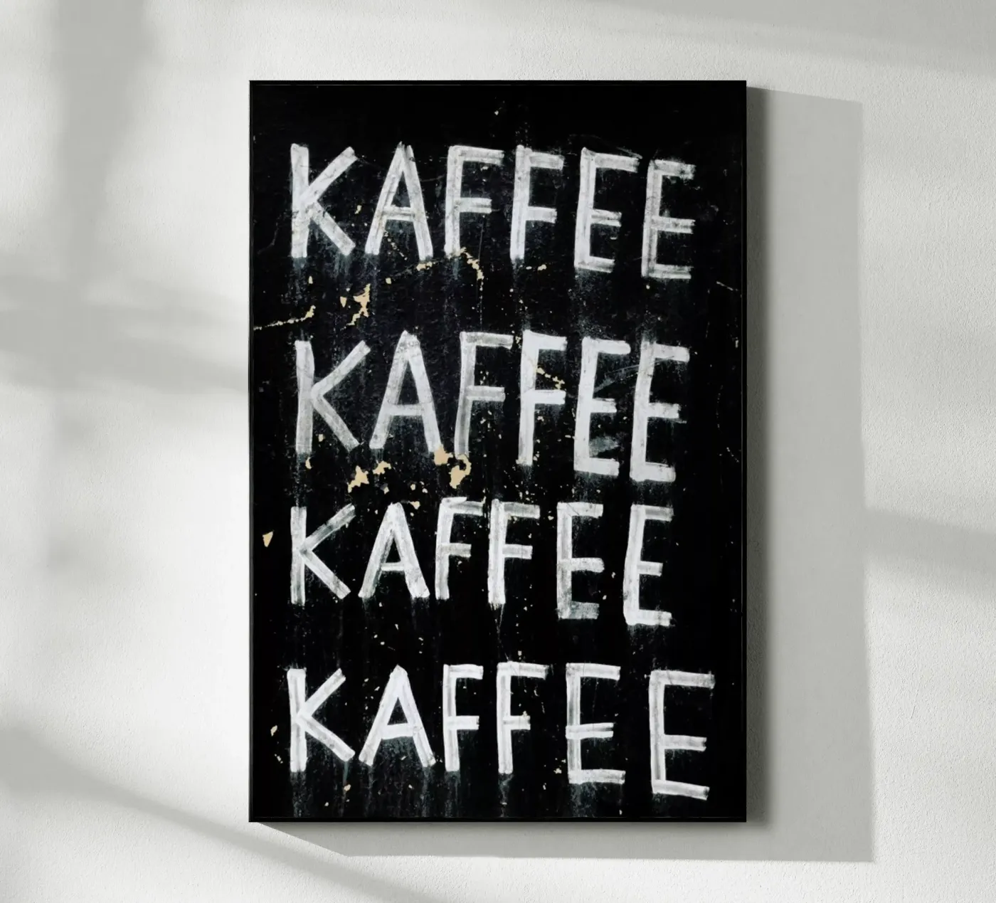 Kaffee Kaffee Kaffee plexiglass da Sebastian Hilgetag