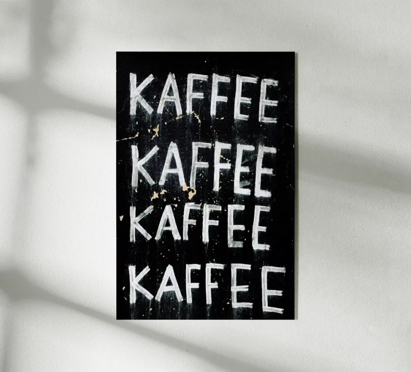 Kaffee Kaffee Kaffee plexiglass da Sebastian Hilgetag