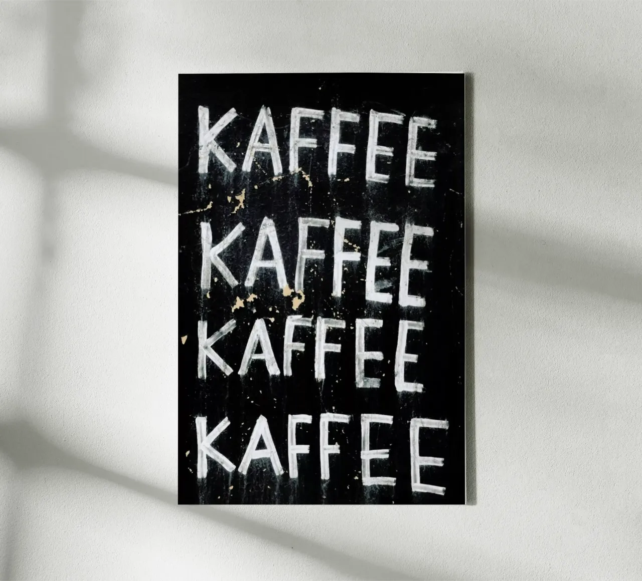 Kaffee Kaffee Kaffee tela con Cornice a cassetta da Sebastian Hilgetag