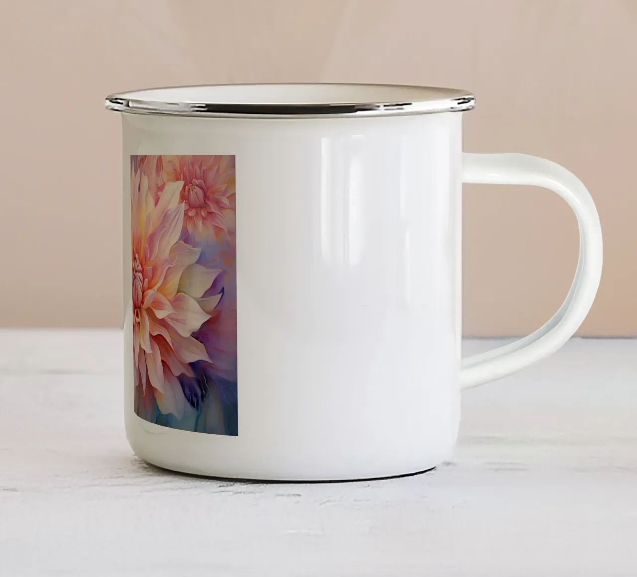 Arte da parete di Imagine tazza in smalto da Imagine