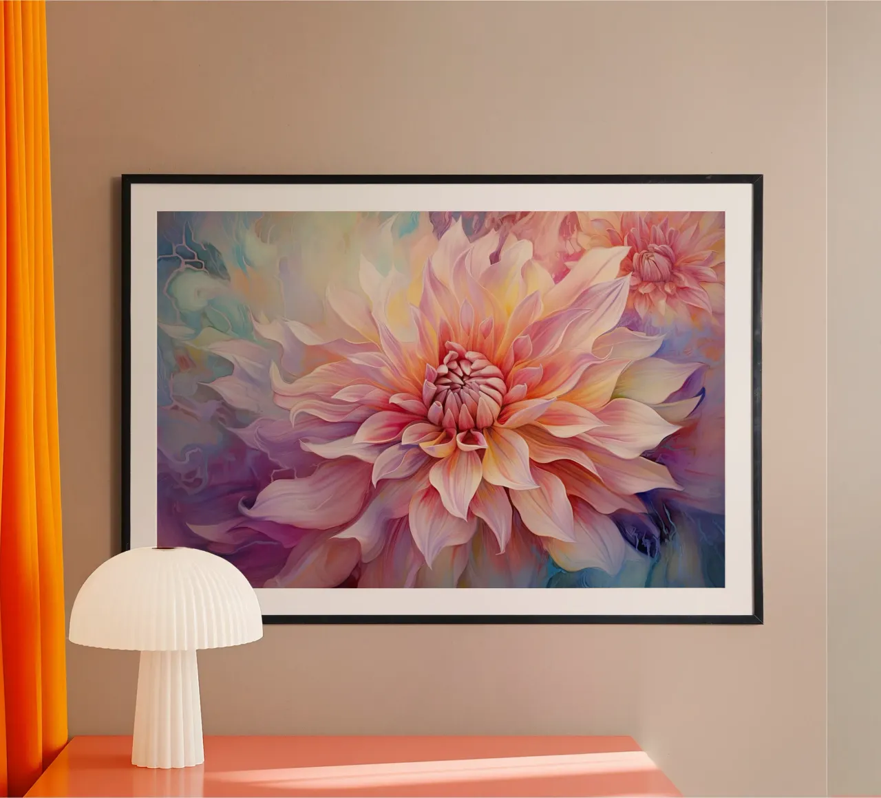 Arte da parete di Imagine poster con telaio in legno da Imagine