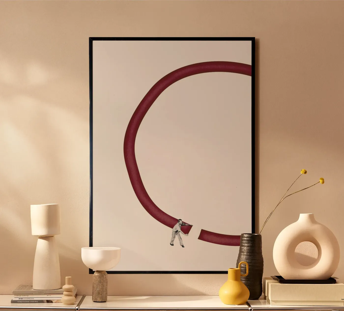 Let's Reconnect poster by Maarten Léon