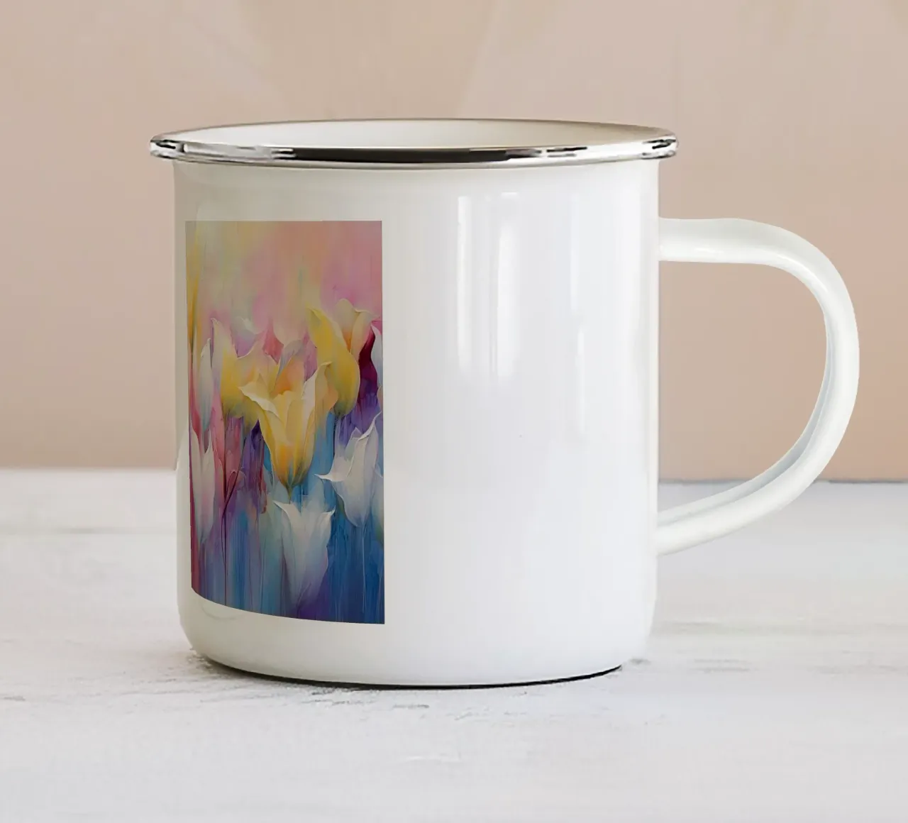 Arte da parete di Imagine tazza in smalto da Imagine
