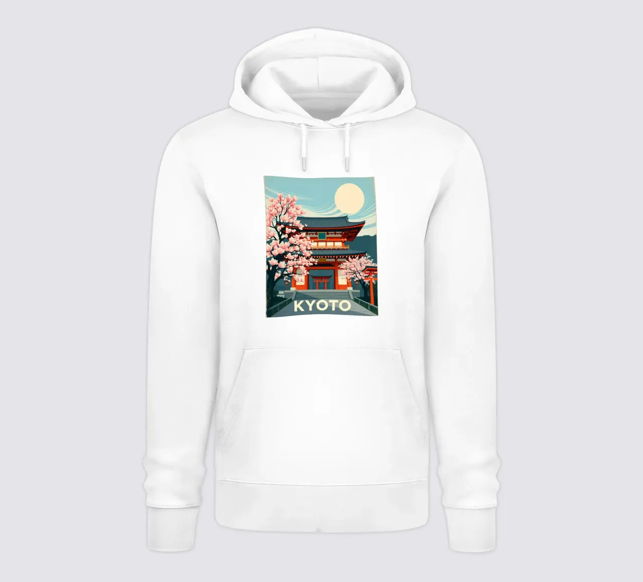 Il panorama di Kyoto in Giappone felpa con cappuccio da HicksShop