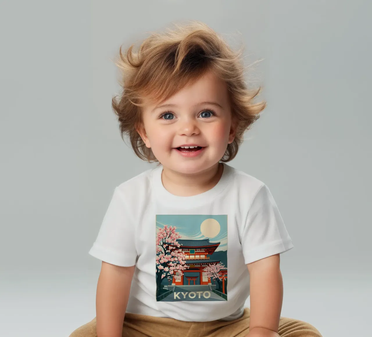 Il panorama di Kyoto in Giappone maglietta neonato da HicksShop