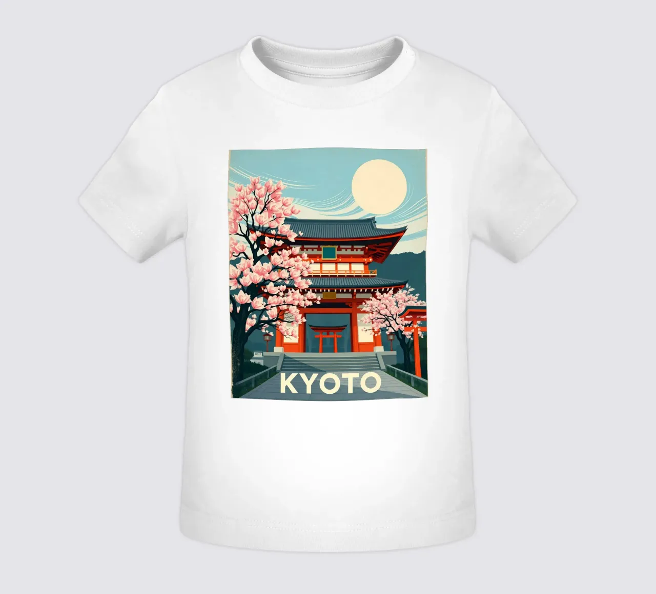 Il panorama di Kyoto in Giappone maglietta neonato da HicksShop