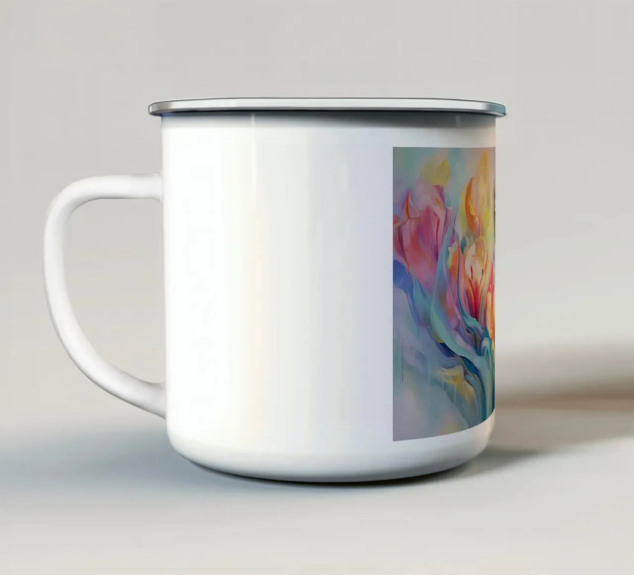 Arte da parete di Imagine tazza in smalto da Imagine