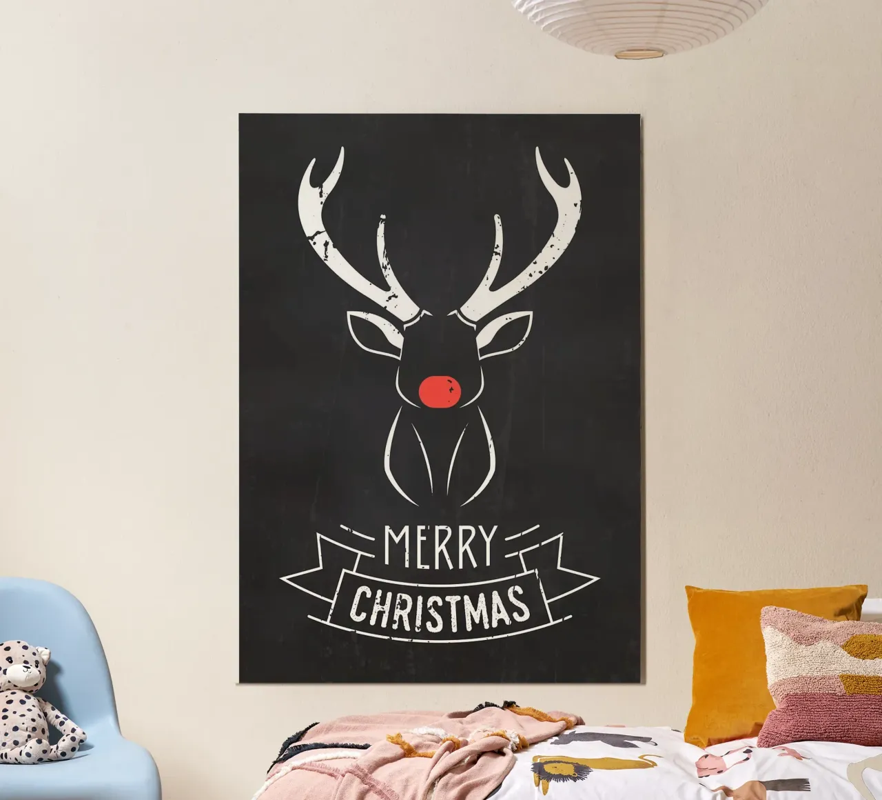 Natale poster con telaio in alluminio da Brandi N Huskey