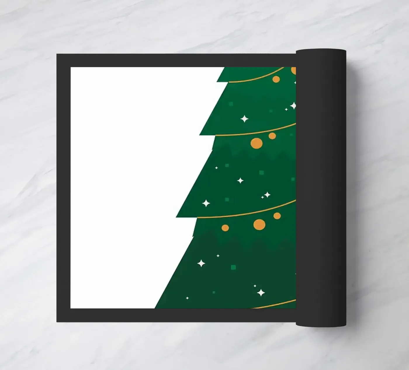 Xmas Tree doormat by Brandi N Huskey