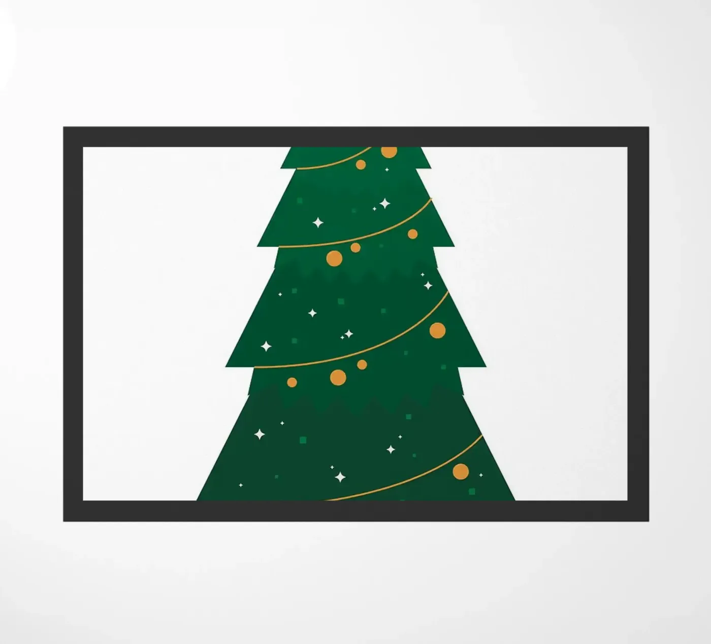 Xmas Tree doormat by Brandi N Huskey